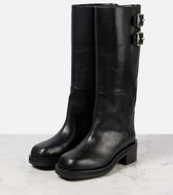 Stiefel Brooklyn 50 aus Leder | Jimmy Choo