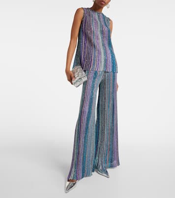 Palazzo-Hose aus Lamé | Missoni