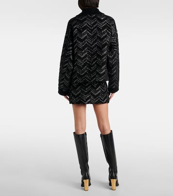 Cardigan Zigzag en lamé et bouclé | Missoni