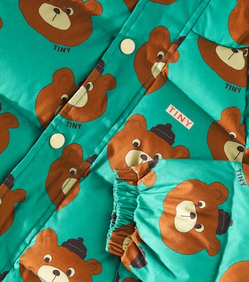 Chaqueta acolchada Bears de algodón | Tinycottons