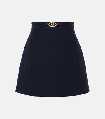 Minifalda de Crepe Couture | Valentino