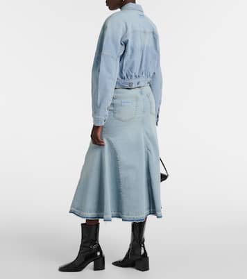 Veste raccourcie en jean | Ganni