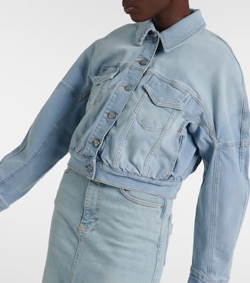 Veste raccourcie en jean | Ganni