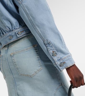 Veste raccourcie en jean | Ganni