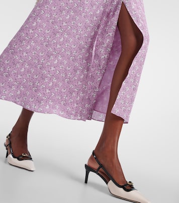 Bedrucktes Midikleid aus Seide | Alessandra Rich