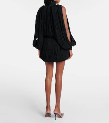 Minifalda de lana con flecos | Alaïa