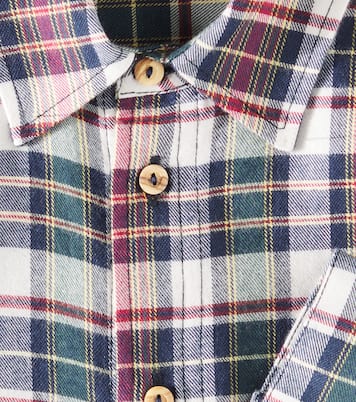 Camicia Nico in cotone a quadri | La Coqueta
