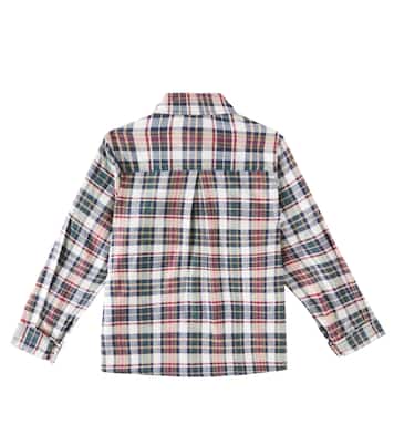 Camicia Nico in cotone a quadri | La Coqueta