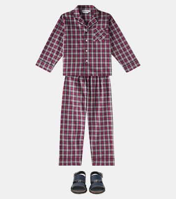 Pigiama Dormeur in cotone a quadri | Bonpoint