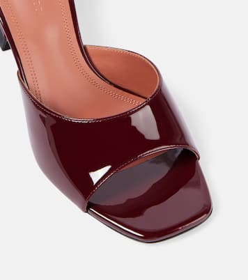 Mules Lupita 70 in vernice | Amina Muaddi
