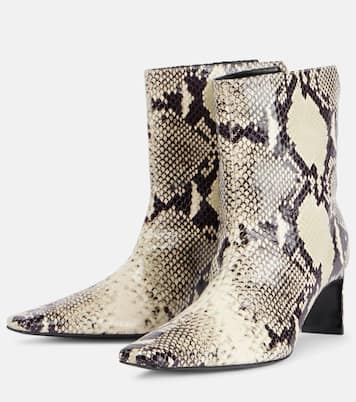 Botas altas Ona de piel estampada | Khaite