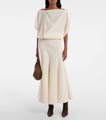 Top Niles en coton et soie | Khaite