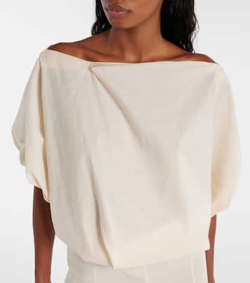 Top Niles en coton et soie | Khaite