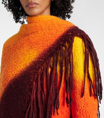 Poncho Lauren en cachemire | Gabriela Hearst