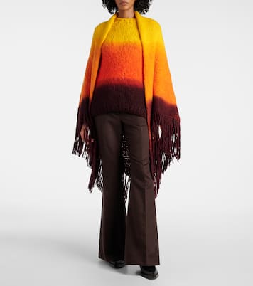 Poncho Lauren en cachemire | Gabriela Hearst