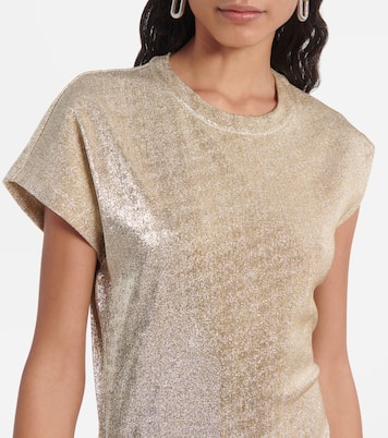 Asymmetric draped midi dress  | Rabanne