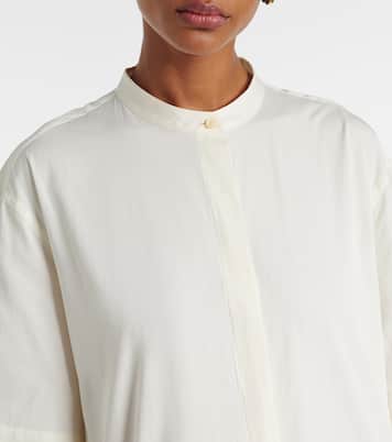 Abito lungo in popeline di cotone | Jil Sander
