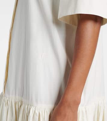 Abito lungo in popeline di cotone | Jil Sander