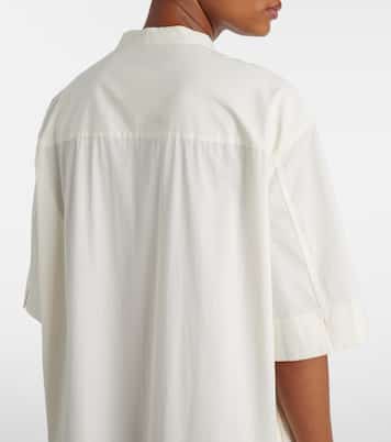 Abito lungo in popeline di cotone | Jil Sander