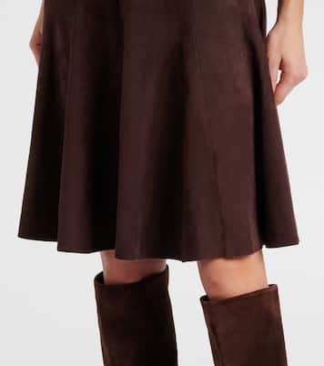 Gonna midi Rosalba in suede | Stouls