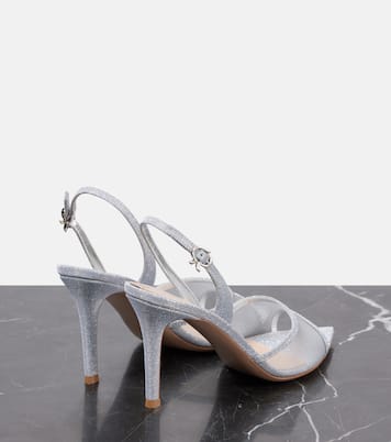Slingback-Pumps Halley 85 aus Metallic-Leder | Gianvito Rossi