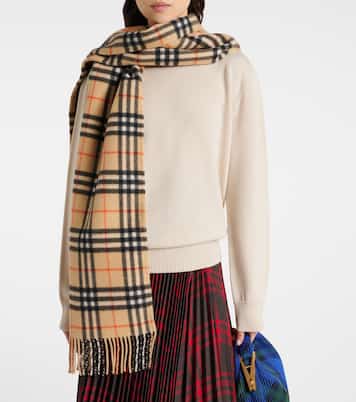 Sciarpa Burberry Check con cappuccio | Burberry
