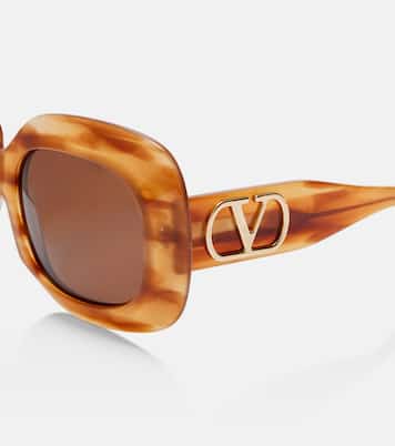 Lunettes de soleil VLogo carrées | Valentino