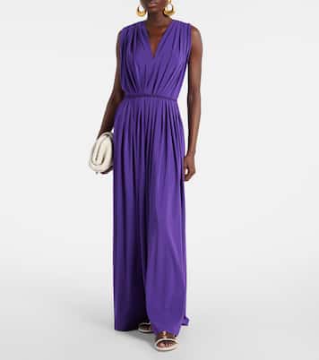 Abito lungo Walter in jersey con pince | Max Mara