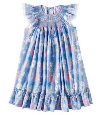 Vestido Dhalia de algodón fruncido | La Coqueta