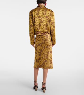 Veste en jacquard à fleurs | Dries Van Noten