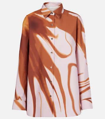 Camicia in cotone con stampa | Dries Van Noten