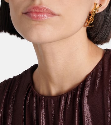Boucle d’oreille unique Cassandre à clips | Saint Laurent