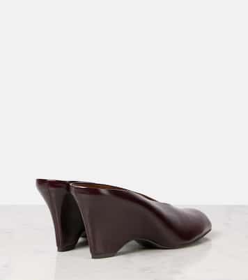 Mules compensées Colt 75 en cuir | Khaite