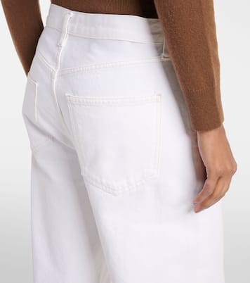 Jeans a gamba larga e vita media | Agolde