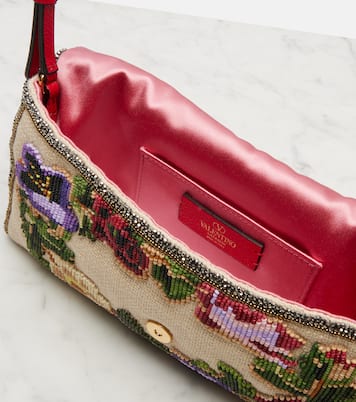 Vain Soft Small beaded shoulder bag | Valentino Garavani