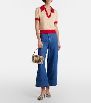 Vain Soft Small beaded shoulder bag | Valentino Garavani