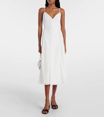 Vestido midi Mina de encaje | Simkhai