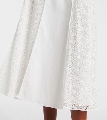 Vestido midi Mina de encaje | Simkhai
