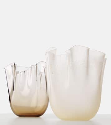 Vaso Frozen medio in vetro by Fulvio Bianconi and Paolo Venini | Venini