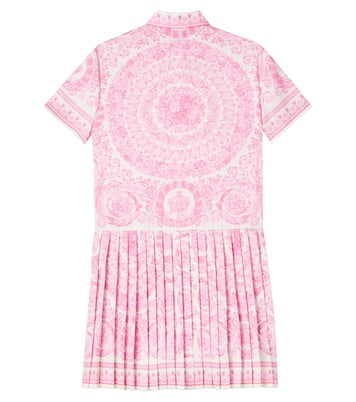 Hemdblusenkleid Barocco aus Twill | Versace Kids