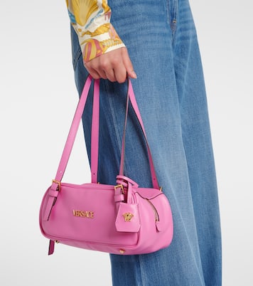 Schultertasche Versace Tag Bowling aus Leder | Versace