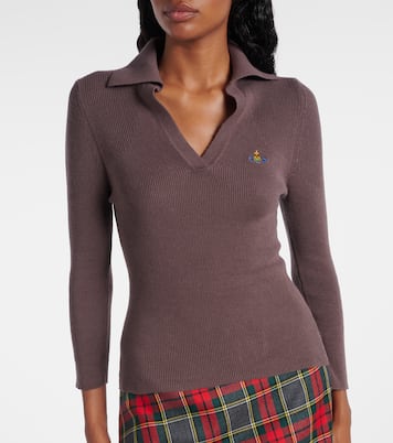 Polopullover Marina aus Baumwolle und Kaschmir | Vivienne Westwood