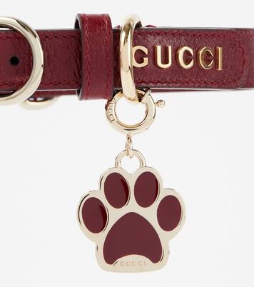S/M leather dog collar | Gucci