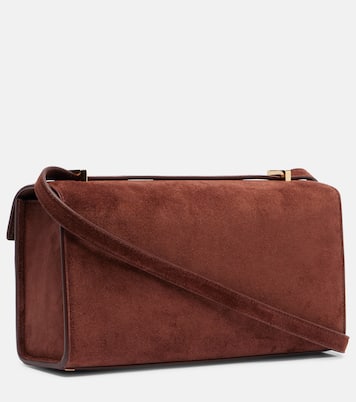 Schultertasche Symmetry 26 aus Veloursleder | Savette
