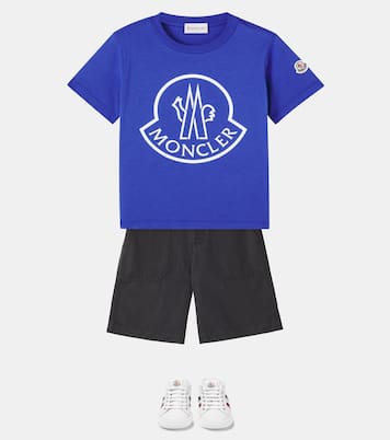 Camiseta en jersey de algodón con logo | Moncler Enfant