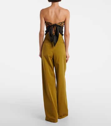 Printed silk top | Christopher Esber