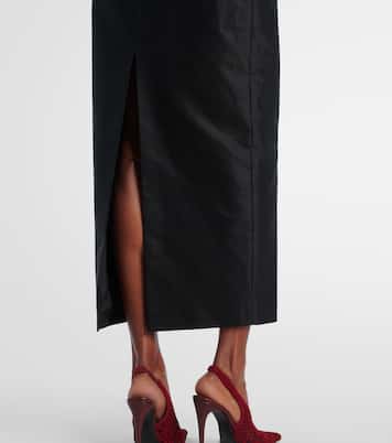 Off-shoulder cotton bustier dress | Magda Butrym