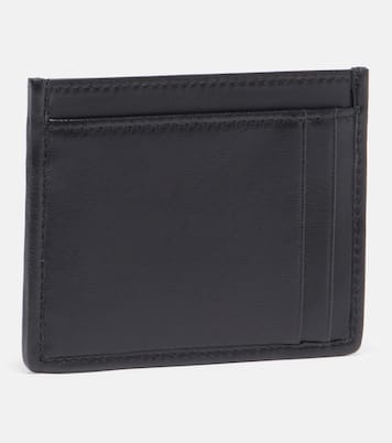 Logo matelassé leather card holder | Miu Miu
