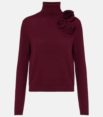 Wool and cashmere turtleneck sweater | Jardin des Orangers