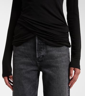 Eve draped T-shirt | Agolde